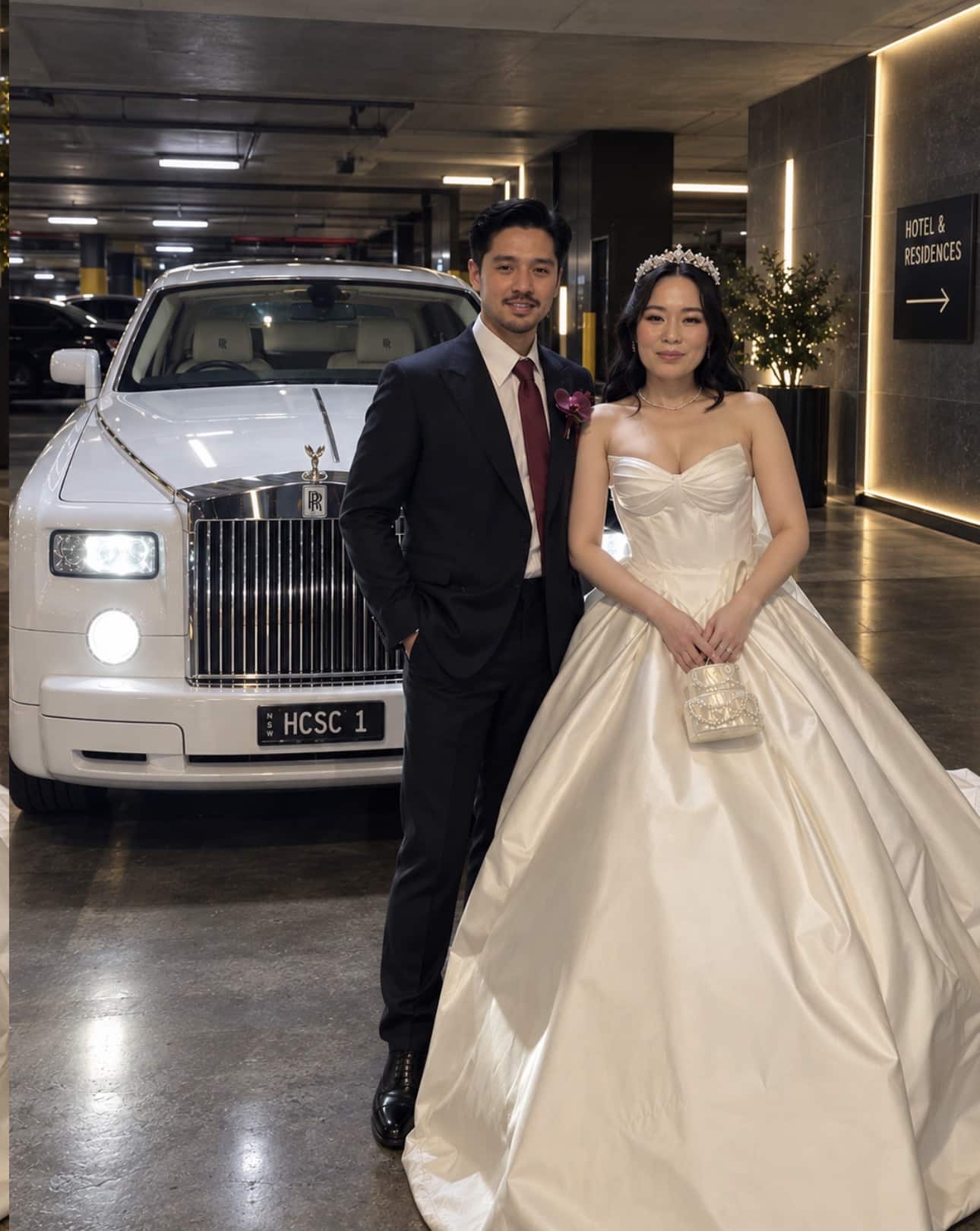 A Rolls-Royce Wedding Moment